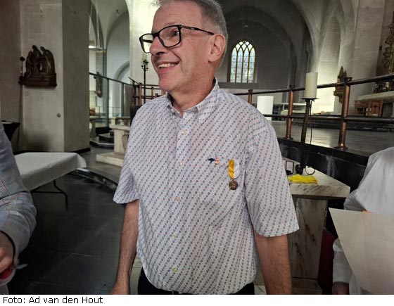 Henk van der Eerden 12 1/2 jaar lid