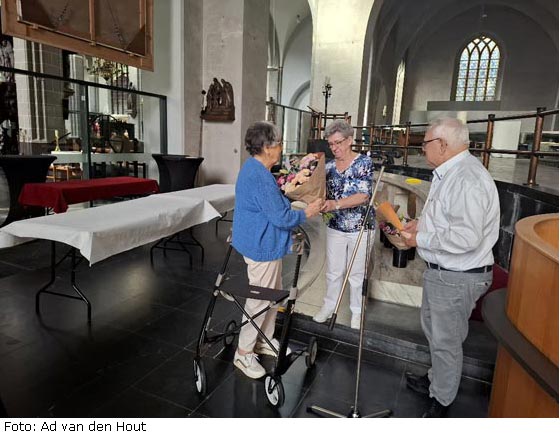 Miek van Anwerpen Erelid Kerkkoor Goirke